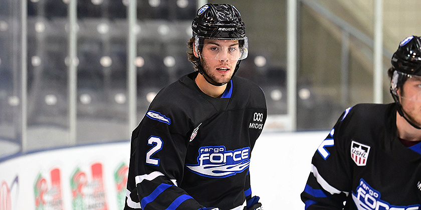 USHL: Fargo Force at Sioux City Musketeers. Top Dozen.