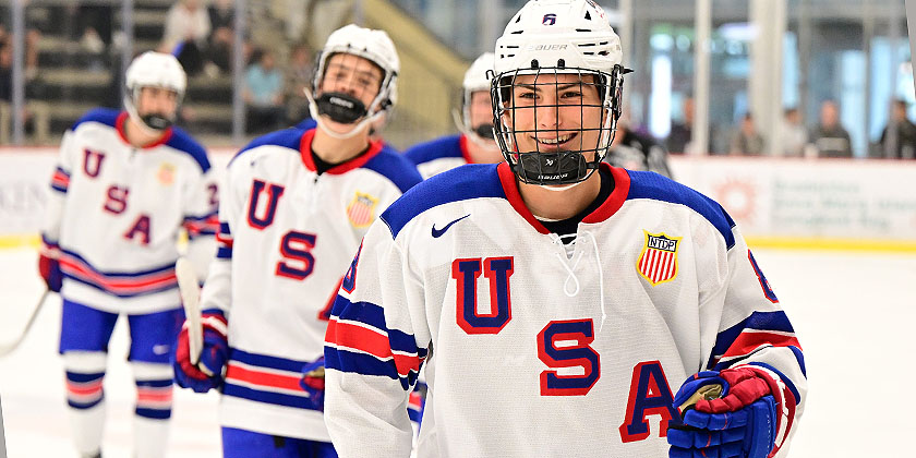 NCAA: USA U18 at Cornell