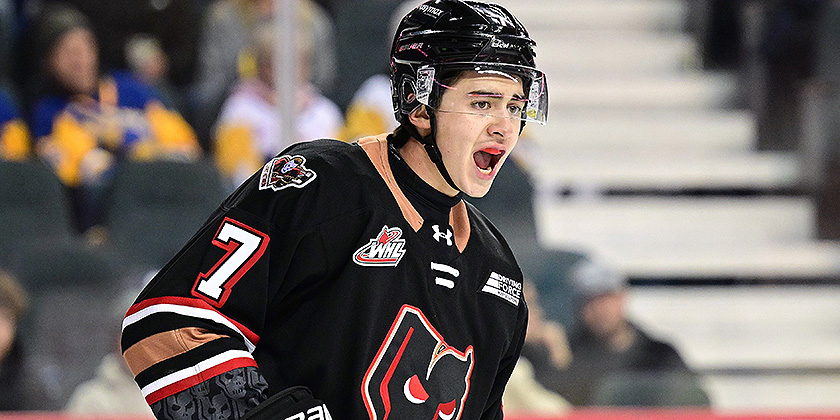 WHL:  Prince Albert (2) @ Calgary (3)