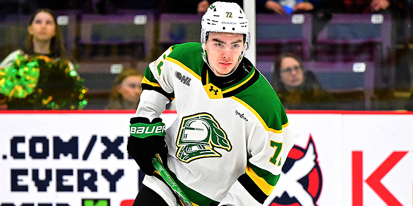 OHL:  London (6) @ Guelph (2)